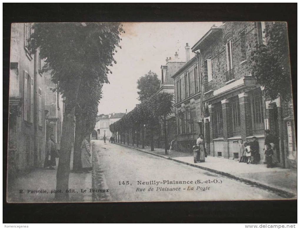 NEUILLY-PLAISANCE - Rue De Plaisance - La Poste - Animée - Neuilly Plaisance