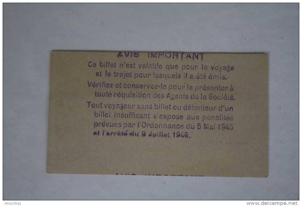 TICKET DE BUS AUTOBUS- 27-OCT-1957 -LIGNE-PRIX-HEURE-JOUR-DEPART-N° DE BILLET- - Europe