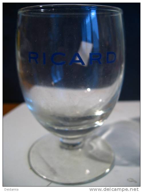 VERRE RICARD A LETTRAGE MAIGRE. TBE - Other & Unclassified