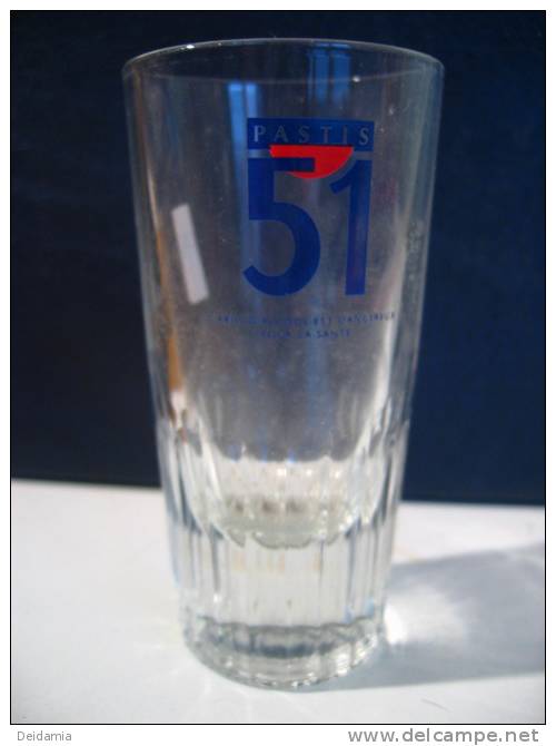 VERRE PASTIS 51. 10 CM X 5. TBE. PESE APPROXIMATIVEMENT 170GR - Sonstige & Ohne Zuordnung