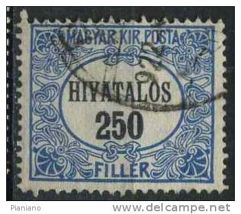 PIA - UNGHERIA - 1921 : Francobollo Di Servizio - (Mi 5) - Dienstzegels