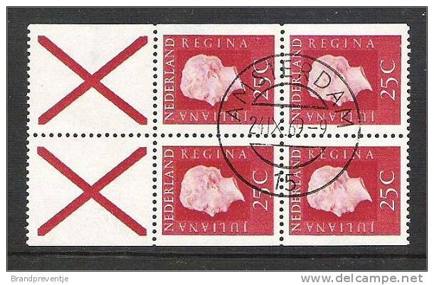 Nederland - NVPH PB 9a - Postzegelboekjes En Roltandingzegels