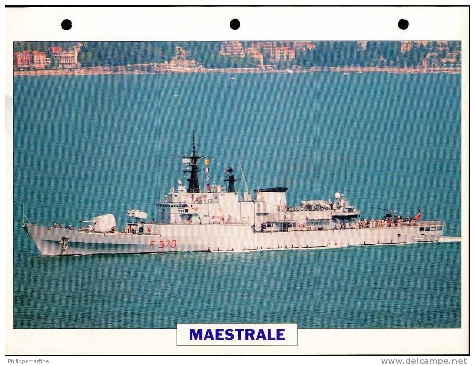 Italie 1981 : Frégate Lance-missiles MAESTRALE - Schiffe