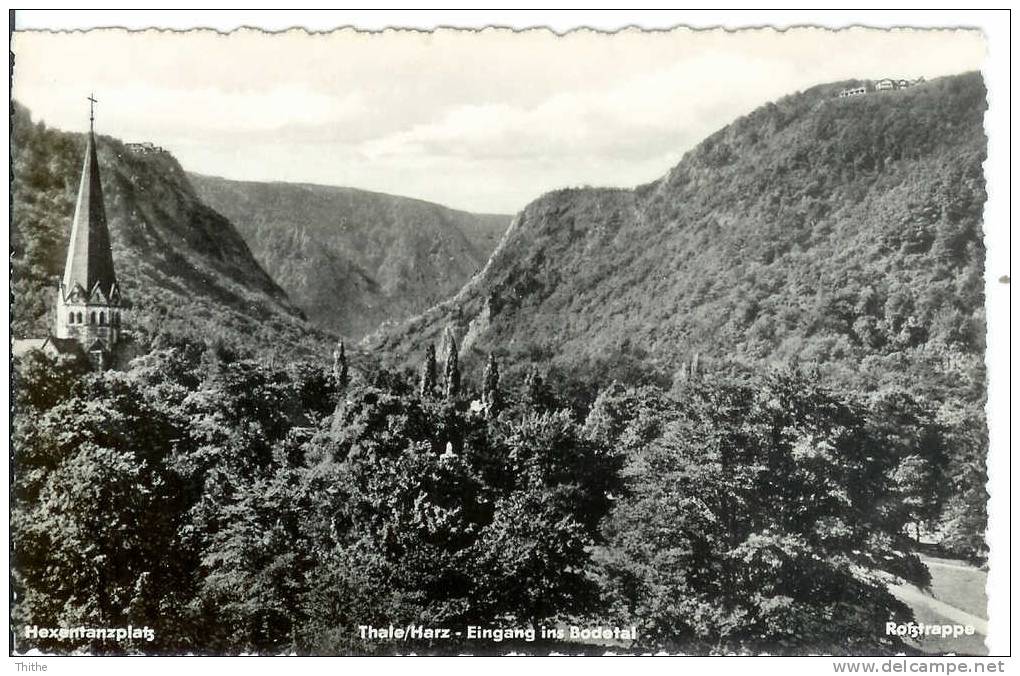 Hexentanzplatz - Thale/Harz - Eingang Ins Bodetal - Thale