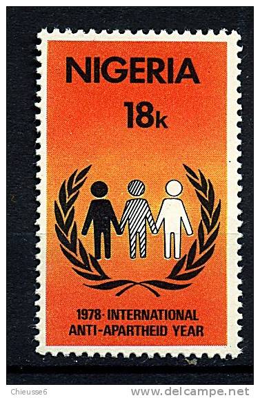 Nigeria ** N° 362 - Année De Lutte Contre L'apartheid - Nigeria (1961-...)