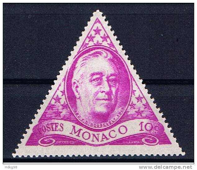 MC+ Monaco 1946 Mi 322* Roosevelt - Unused Stamps