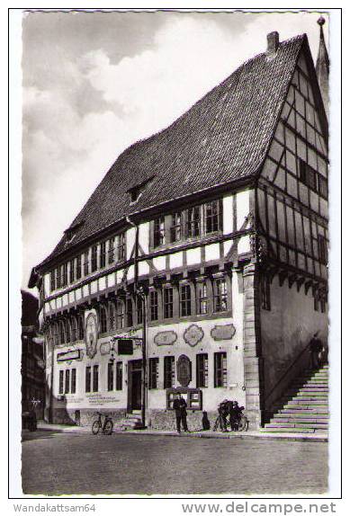 AK Luftkurort Stolberg (Harz) - Rathaus Fahrrad Personen - Stolberg (Harz)