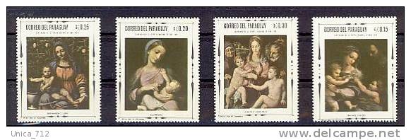 Paraguay  Tableaux De La Nativité  Neufs * - Religie