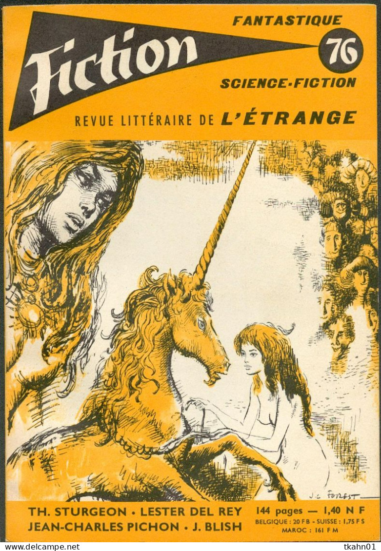 REVUE FICTION  N° 76  OPTA DE 1960 - Fiction