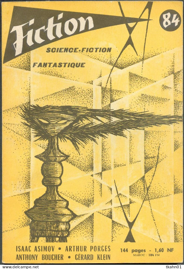 REVUE FICTION  N° 84  OPTA DE 1960 - Fiction