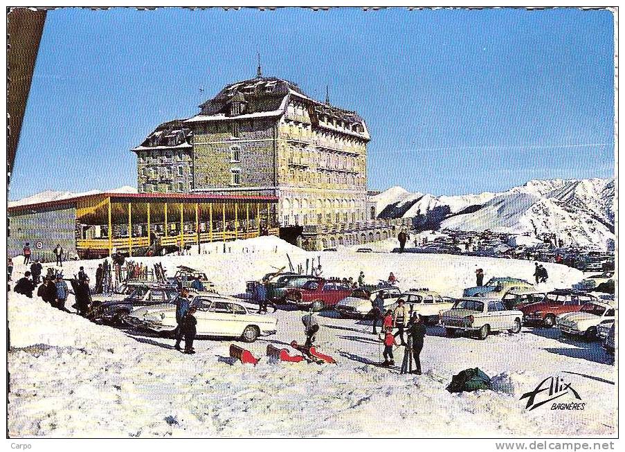 LUCHON-SUPERBAGNERES. - Le Plateau De Superbagners En Hiver. Le Grand Hotel Et Le Snack-Bar. - Superbagneres