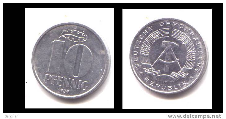 10 PFENNIG 1989 - 10 Pfennig