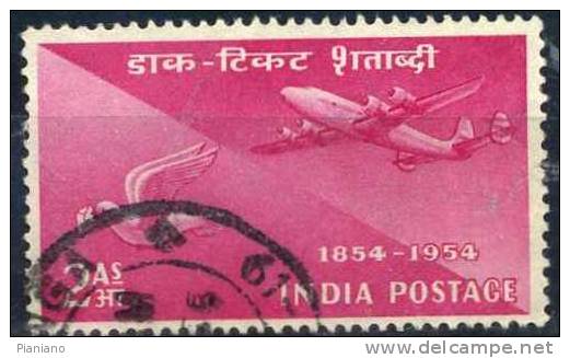 PIA - IND - 1954 : Centenario Del Francobollo -  (Yv 49) - Used Stamps