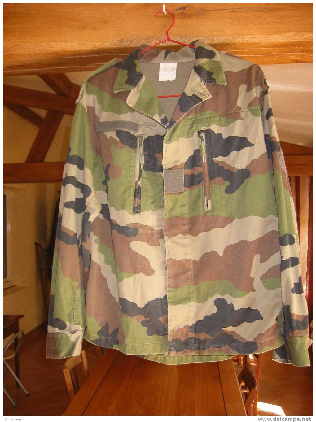 Veste F2 Camouflage  Armée Francaise 104m (taille L) - Divise