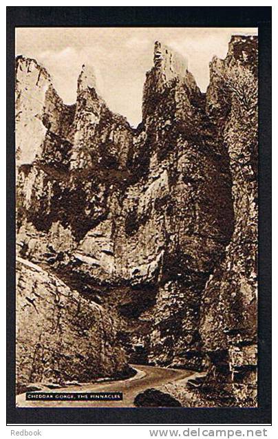 3 Early Postcards Cheddar Caves & Gorge Somerset - The Pinnacles - Solomon's Pillar - Fairy Grotto - Ref 377 - Cheddar