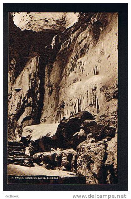 3 Early Postcards Cheddar Caves Somerset - St Paul's - Alpine Village - The Arches - Ref 377 - Cheddar