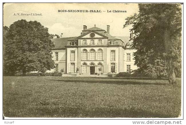 CP De BOIS-SEIGNEUR-ISAAC " Le Château " , Avec Cachet Relais De OPHAIN-BOIS-SEIGNEUR-ISAAC . - Eigenbrakel