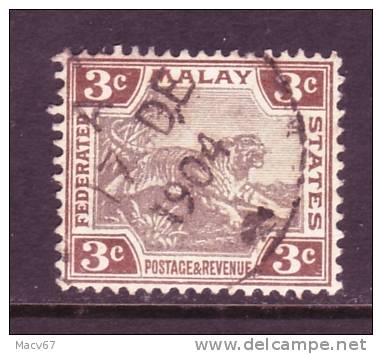 Malay 27  (o)  Wmk 3 Multi CA   1904-10  Issue - Federated Malay States