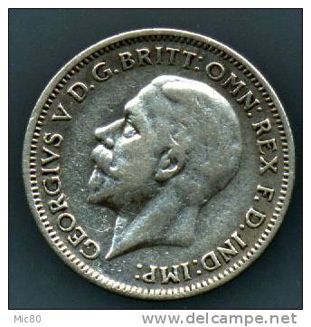Grande-Bretagne 6 Pence Argent Georges V 1932 Ttb - H. 6 Pence