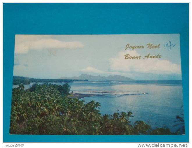 Tahiti ) N° C 24204 - Panorama Splendide Du Col De Tharaa 1970 - Photo De A . GIAU  - EDIT Sincere - Tahiti
