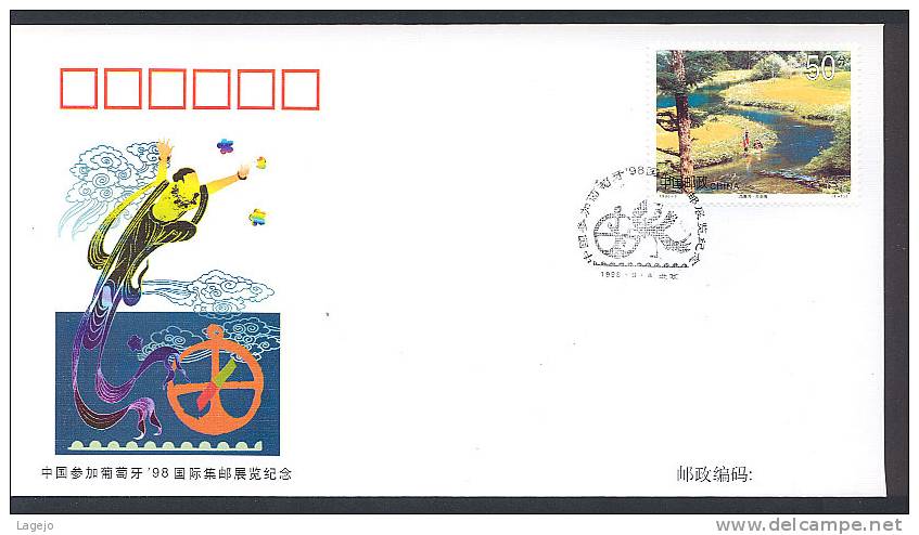 CHINE WZ081 Portugal 1998 - Abarten Und Kuriositäten
