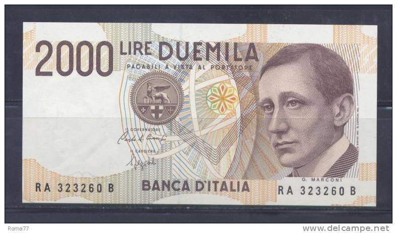 BOL1510A - BANCA D'ITALIA , 2.000 Lire FDC  : RA...260B - 2 000 Liras