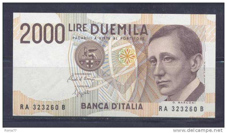 BOL1510A - BANCA D'ITALIA , 2.000 Lire FDC  : RA...260B - 2 000 Lire
