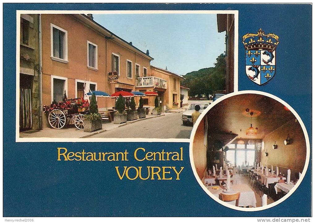 Cpsm  Vourey "le Restaurant Central" - Tullins