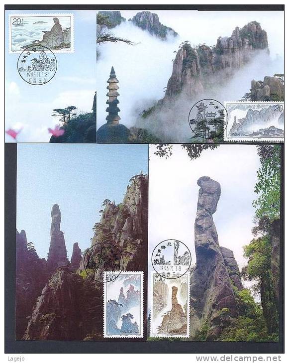 CHINE 1995/24 - MC Mont Sanqing - Maximumkaarten