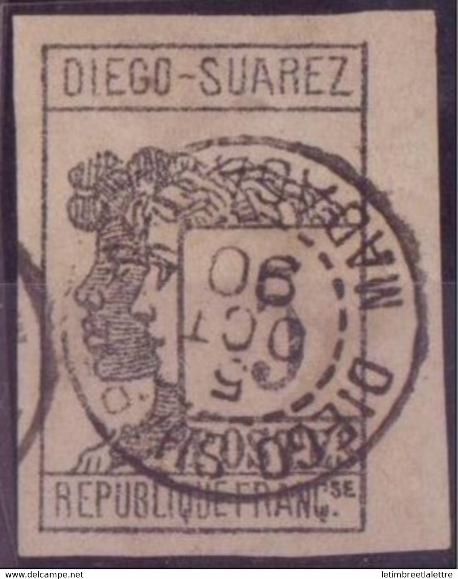 ⭐ Diego Suarez - YT N° 7 - Oblitéré - 1890 ⭐ - Andere & Zonder Classificatie