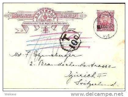 Aus179a/ PC 1, In Die Schweiz 1911, Postage Due 10 C. - Entiers Postaux