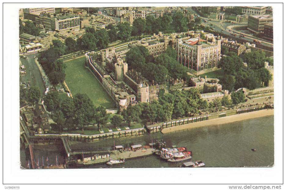 OLD FOREIGN 2265 - UNITED KINGDOM - ENGLAND - AERIAL VIEW OF THE TOWER OF LONDON - Tower Of London