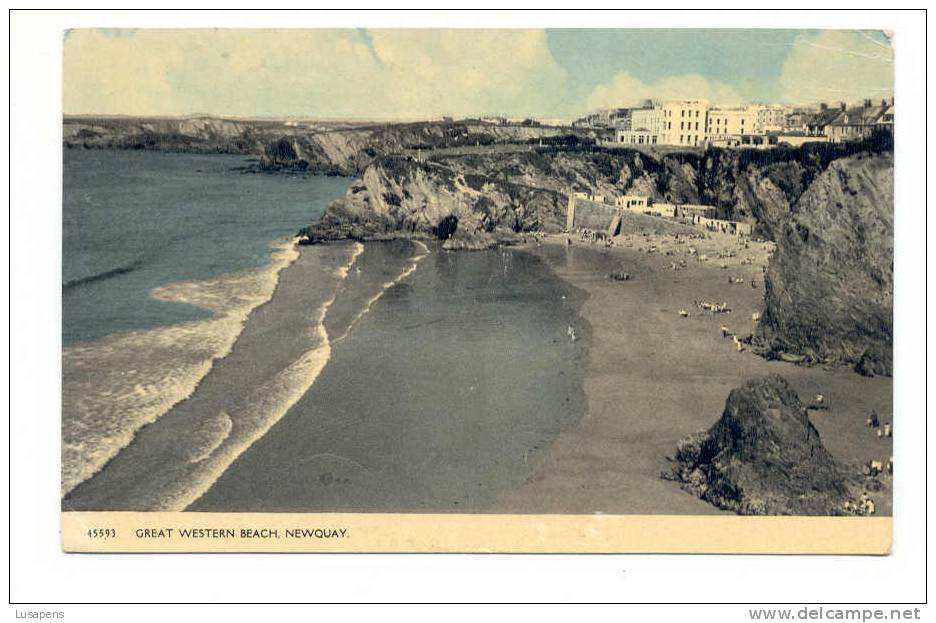 OLD FOREIGN 2266 - UNITED KINGDOM - ENGLAND -GREAT WESTERN BEACH, NEWQUAY - Newquay