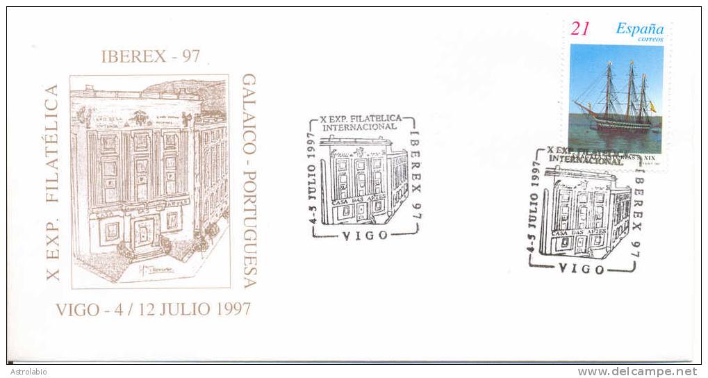 " Expo. Galaico-Portuguesa " 1997 Obliteration De Vigo - Maschinenstempel (EMA)