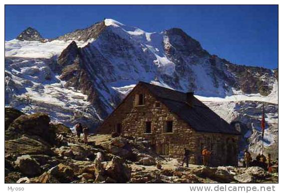 Cabane De Moiry CAS 2825m Dt Des Rosses Et Ptes De Mouri Glacier De Moiry Val D'Anniviers Valais - Anniviers