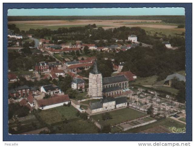 80 SOMME - CP NOUVION EN PONTHIEU - VUE GENERALE AERIENNE - CIM - CIRCULEE EN 1966 - Nouvion