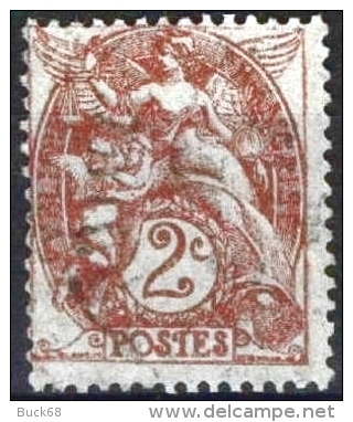 FRANCE 108a (o) Type Blanc - 1900-29 Blanc