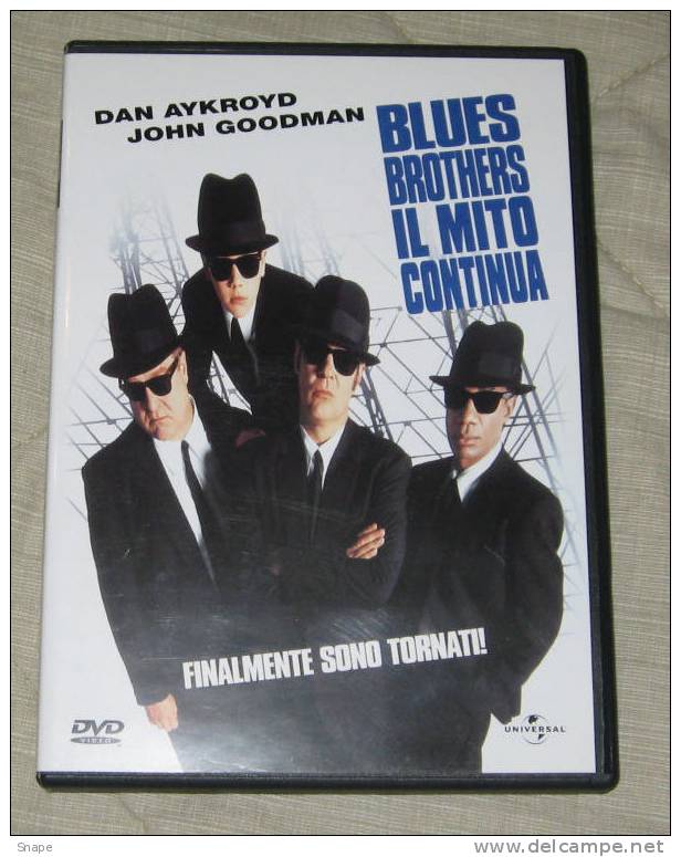 BLUES BROTHERS 2000 - IL MITO CONTINUA  - DVD ORIGINALE - USATO OTTIMO! - Comédie Musicale