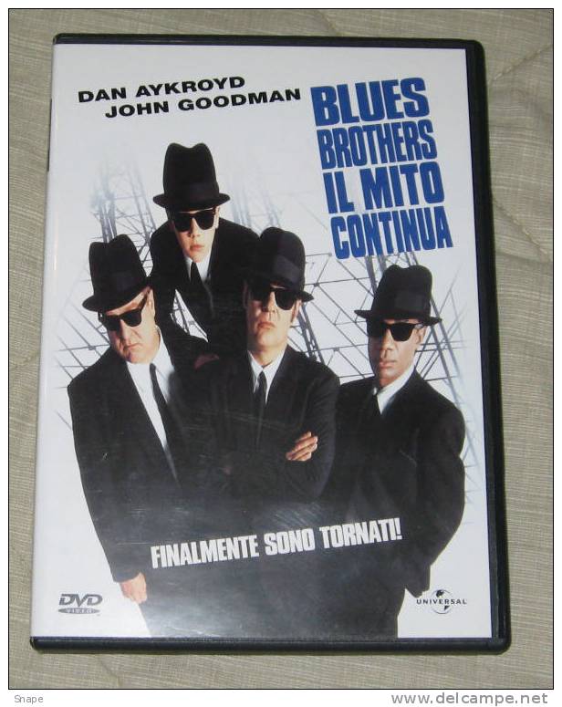 BLUES BROTHERS 2000 - IL MITO CONTINUA  - DVD ORIGINALE - USATO OTTIMO! - Commedia Musicale