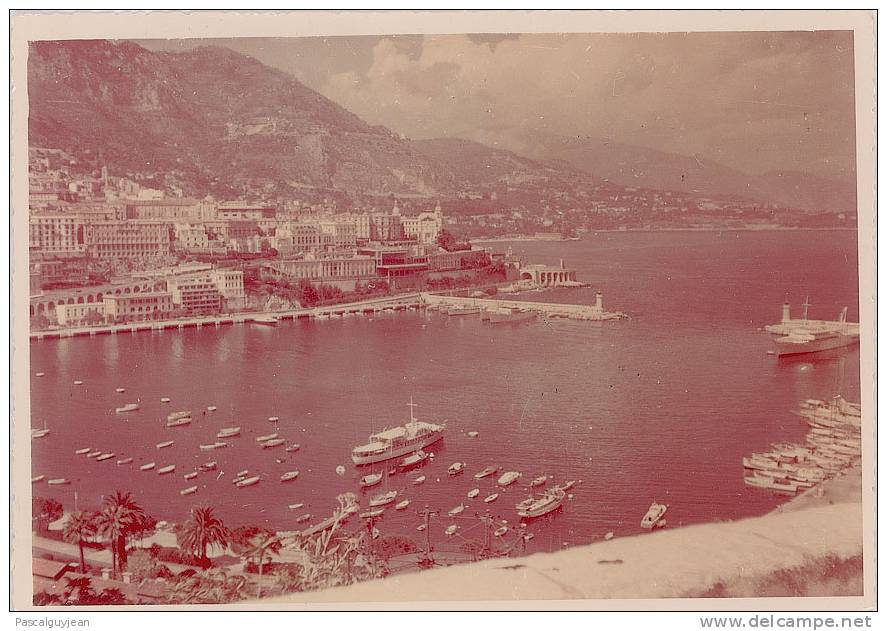 PHOTO PORT DE MONACO 1955 - Port