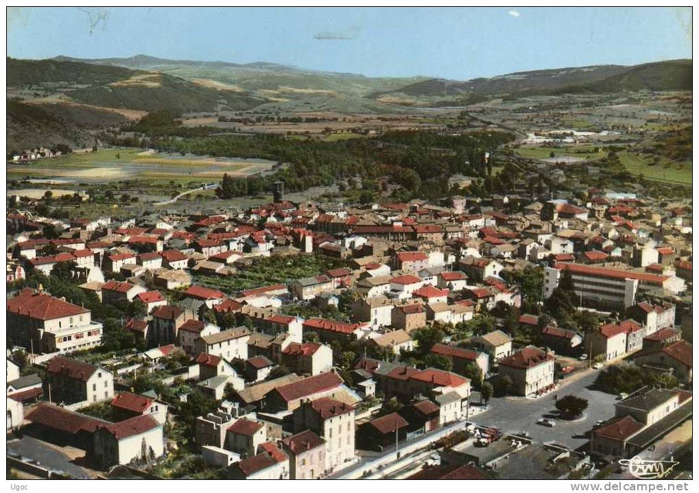 CPSM-43-Haute-Loire-LANGEAC- Vue Panoramique Aérienne. 675/2 - Langeac