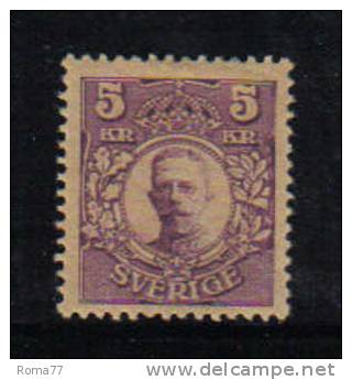 SS802 - SVEZIA , Unificato 5 Korone N. 61  * - Unused Stamps