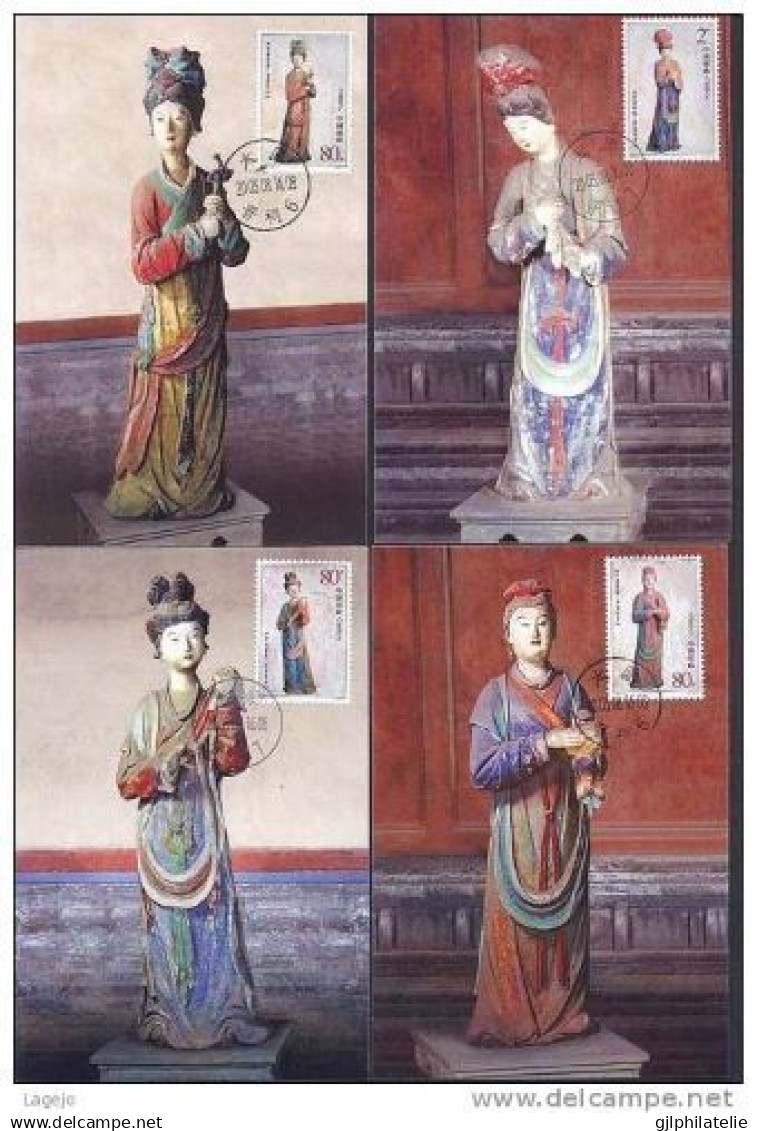 CHINE 2003/15 - MC Statues D'argile Peintes - Maximum Cards