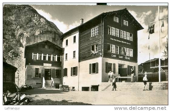 SUISSE- Ref  1303- Randa , Wallis -dorfpartie - Camp Saint Pierre    - Carte Bon Etat - - Randa