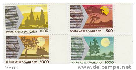 Vatican-1990 Pope´s Visit Air Mail MNH - Unused Stamps