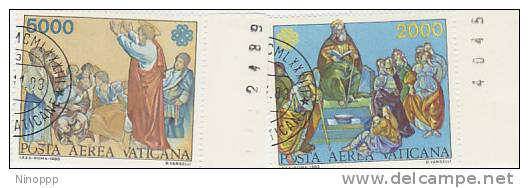 Vatican-1983 Air Mail Uses Set - Gebruikt