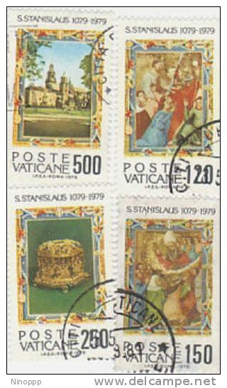 Vatican City-1979 St Stanislas Used Set - Oblitérés