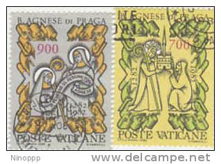 Vatican City-1982 St Agnes Of Prague Used Set - Gebraucht