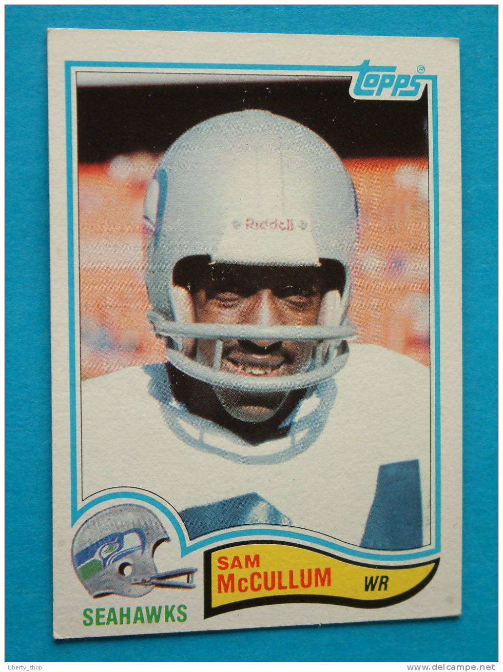 SAM McCULLUM / SEAHAWKS WR ( 251 ) ! - 1980-1989