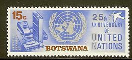 BOTSWANA 1970 MNH Stamp(s) U,N.O. 66  # 5009 - UNO